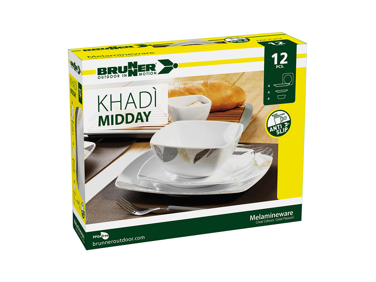 Brunner Midday Khadi 12-delig serviesset