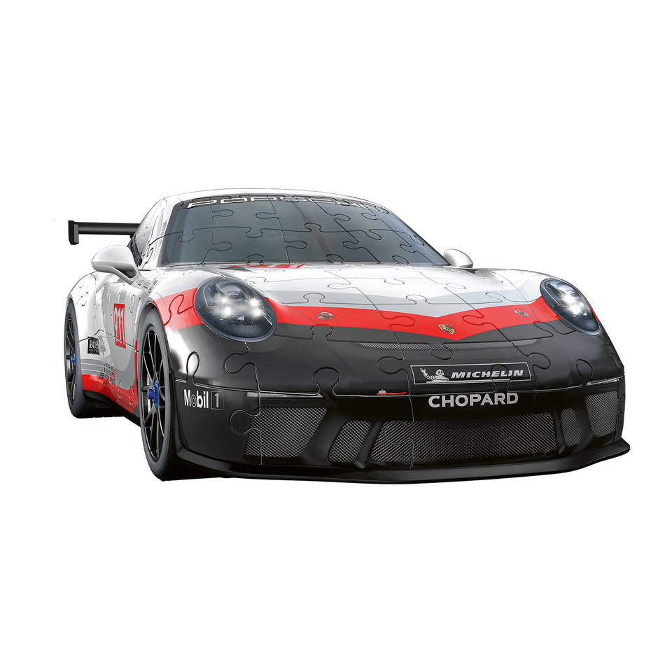 Ravensburger Iconics 3D puzzel Porsche 911 GT3 Cup - 108 stukjes