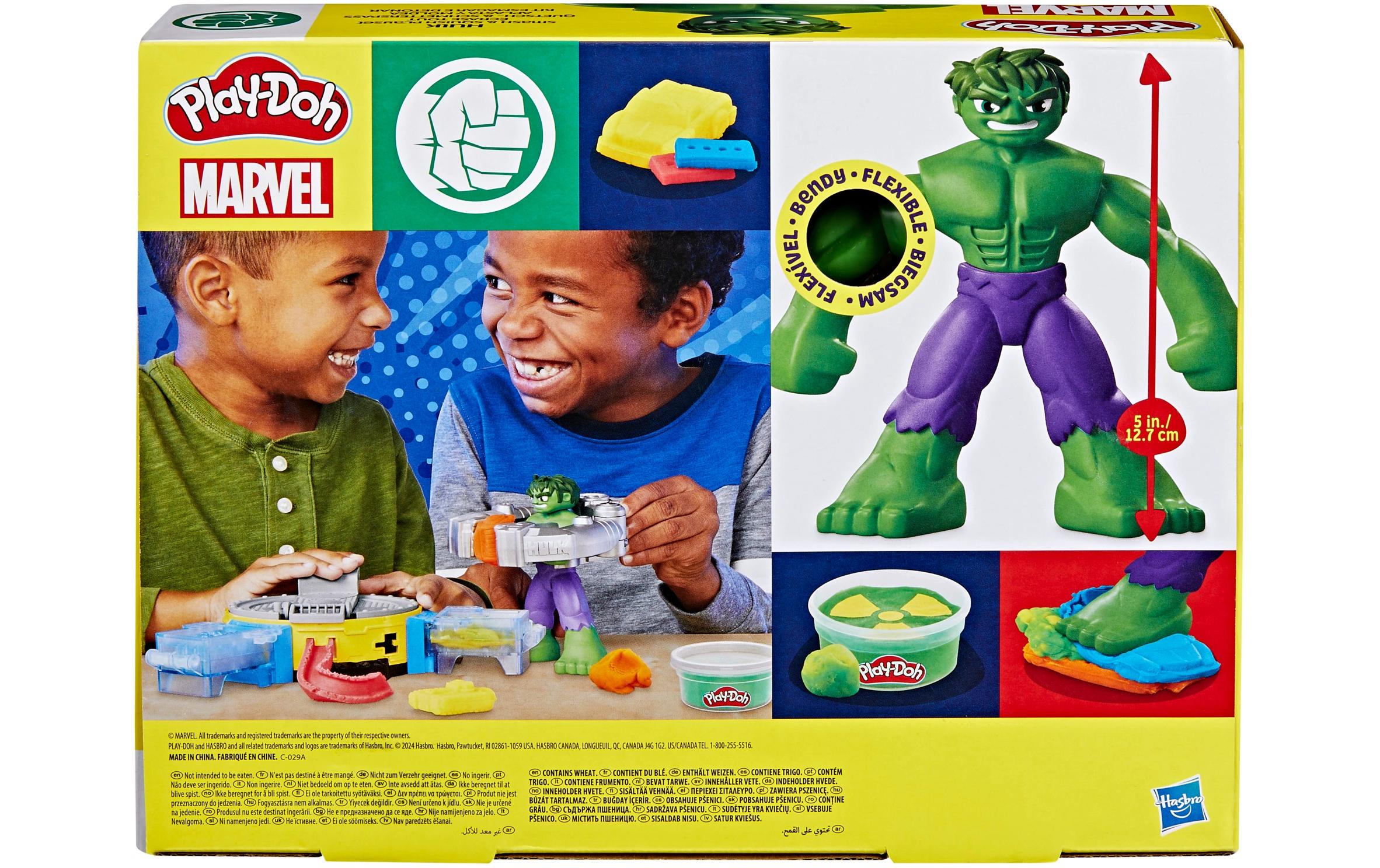 Knetspielzeug Marvel Hulk: Quetsch- und SchmetterspassActiongeladenes Hulk-Spielset