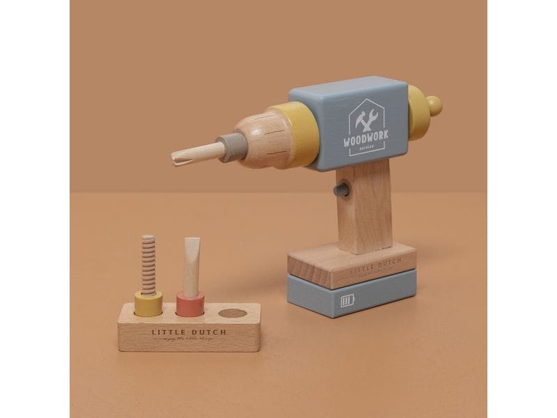 Little Dutch Bohrer Holzset Holzspielzeug für kleine Handwerker