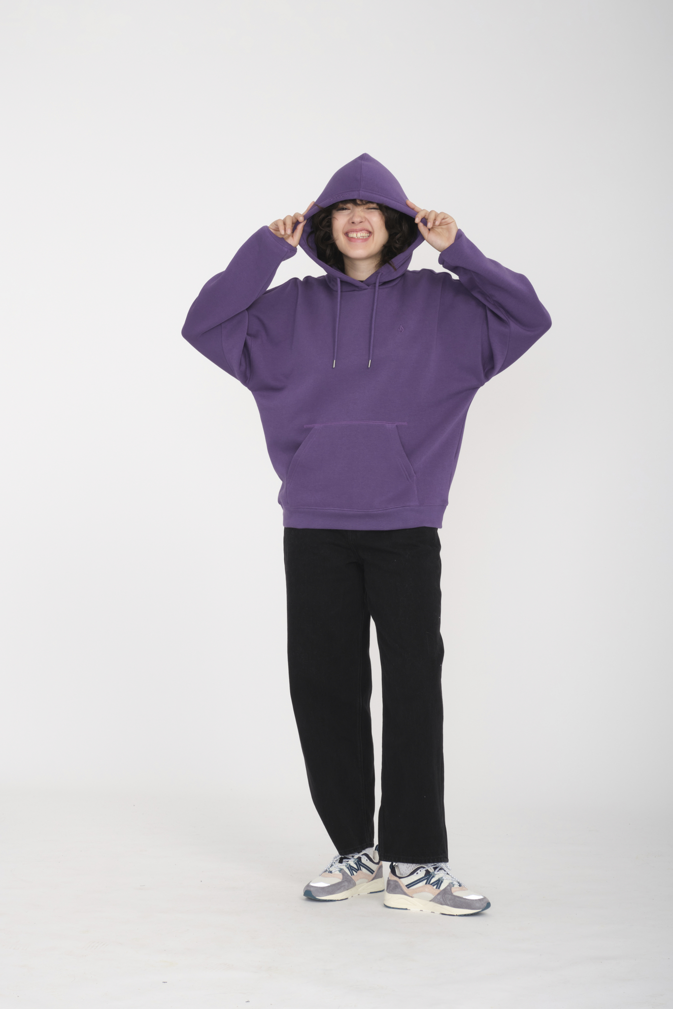 Volcom Stone Heart Up Hoodie Deep Purple