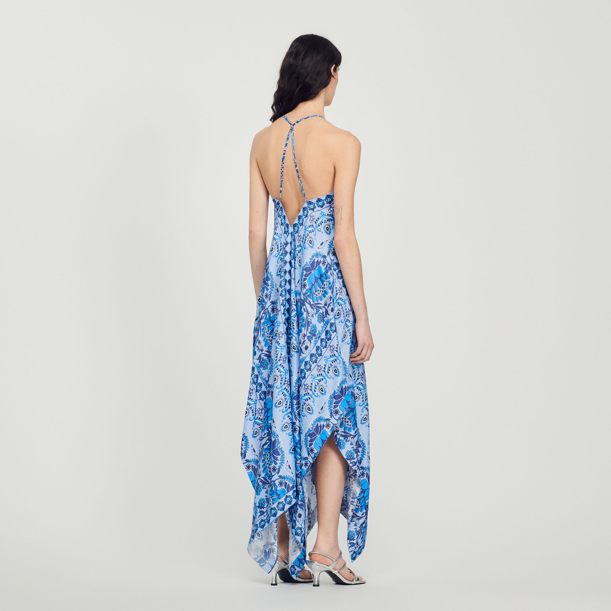 Robe longue asymetrique