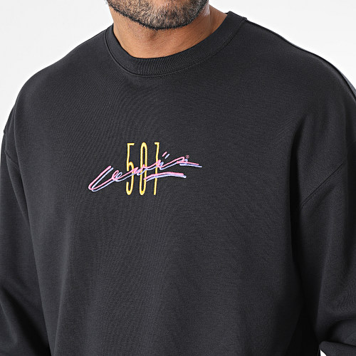 Sweat Crewneck Relaxed 38712 Noir