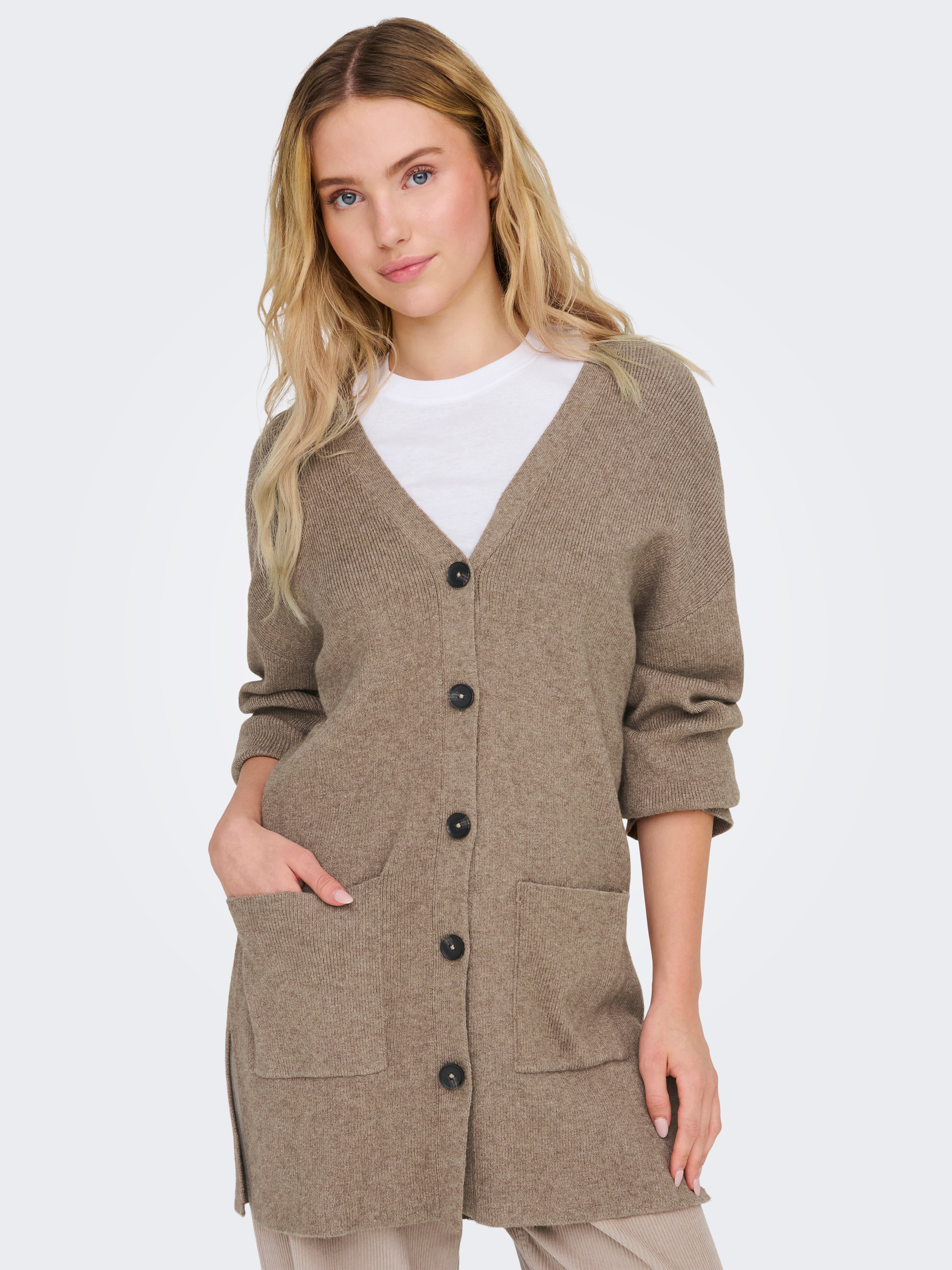 ONLKATIA Strickjacke Malt Ball