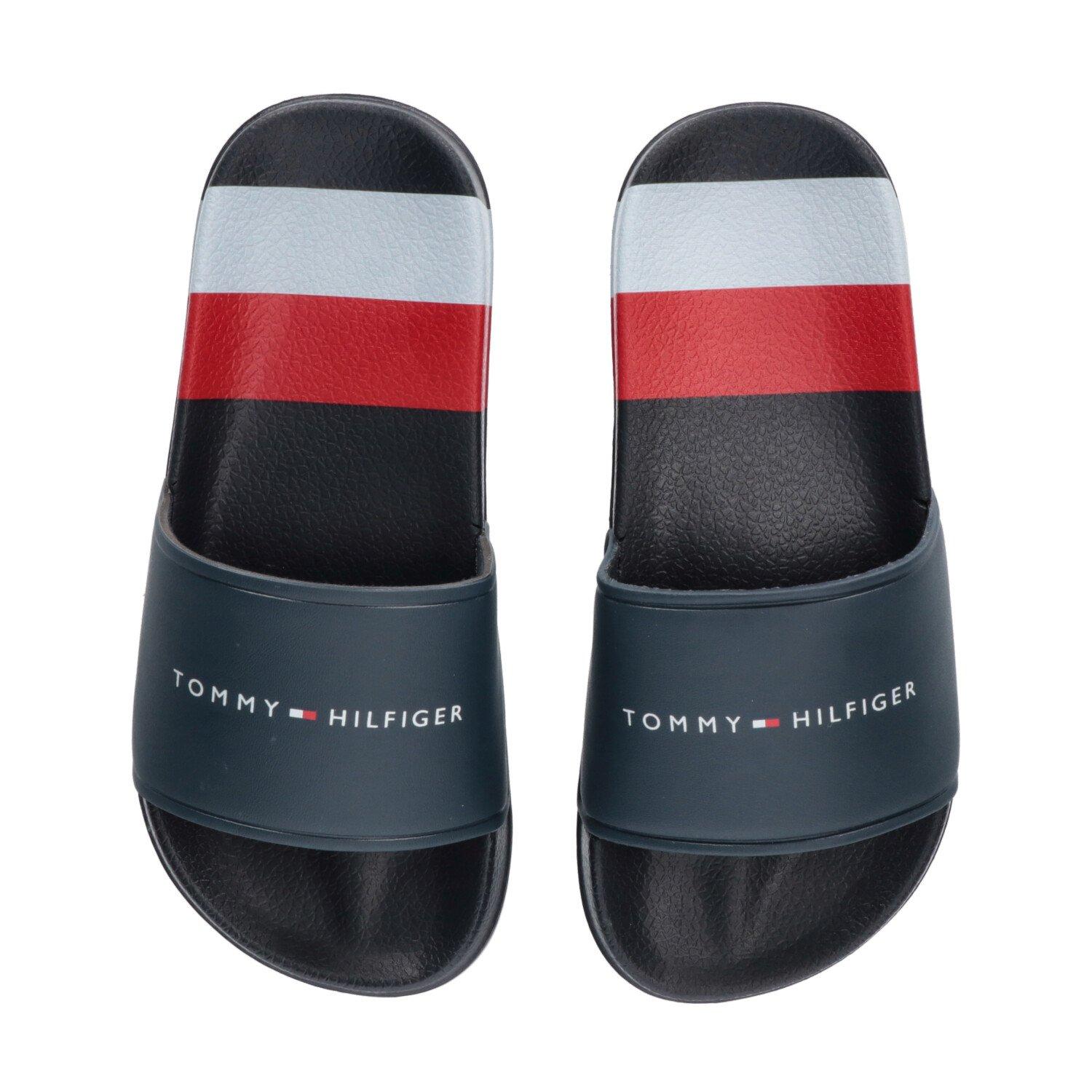 Tommy Hilfiger Stripe Logo Sliders Juniors