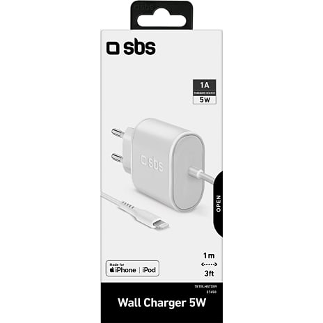 SBS oplader 5 W - hvid