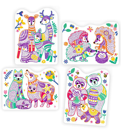 Djeco Buntstifte-Set - Magische Farbe - Waldtiere