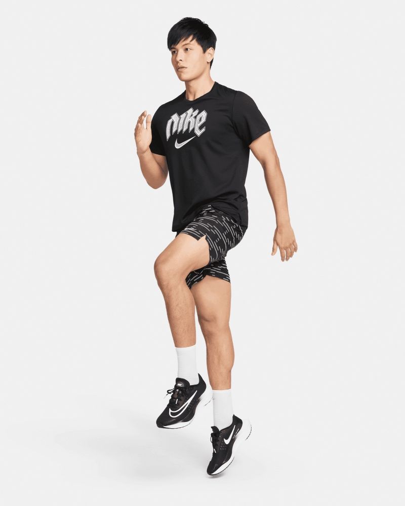 T-shirt de running Nike Miler Noir pour homme