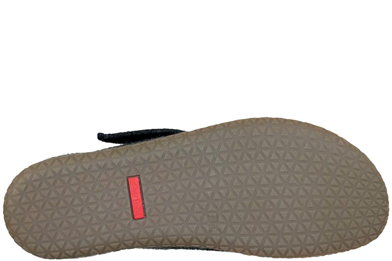 NEW FEET FODFORMET HJEMMESKO I GRÅ ULDFILT