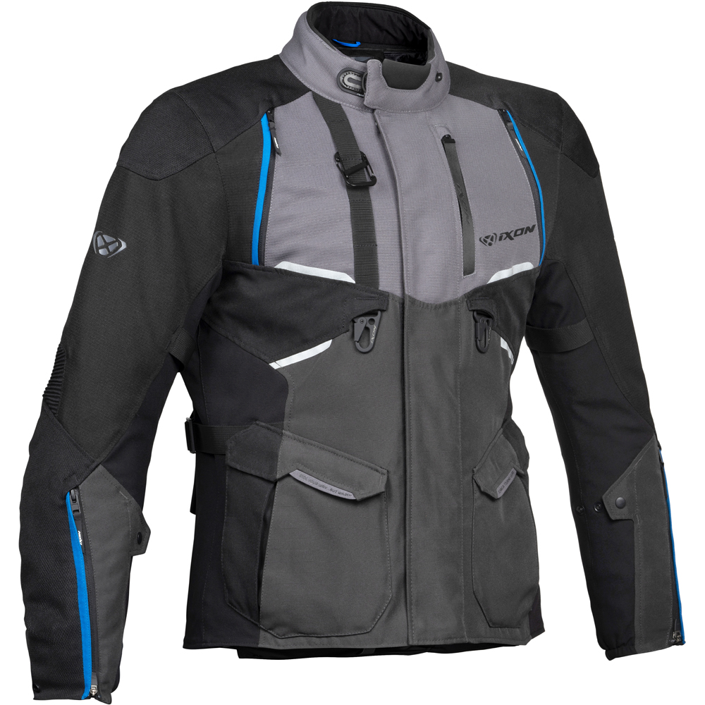 Ixon - Veste Eddas Gris / Noir / Bleu