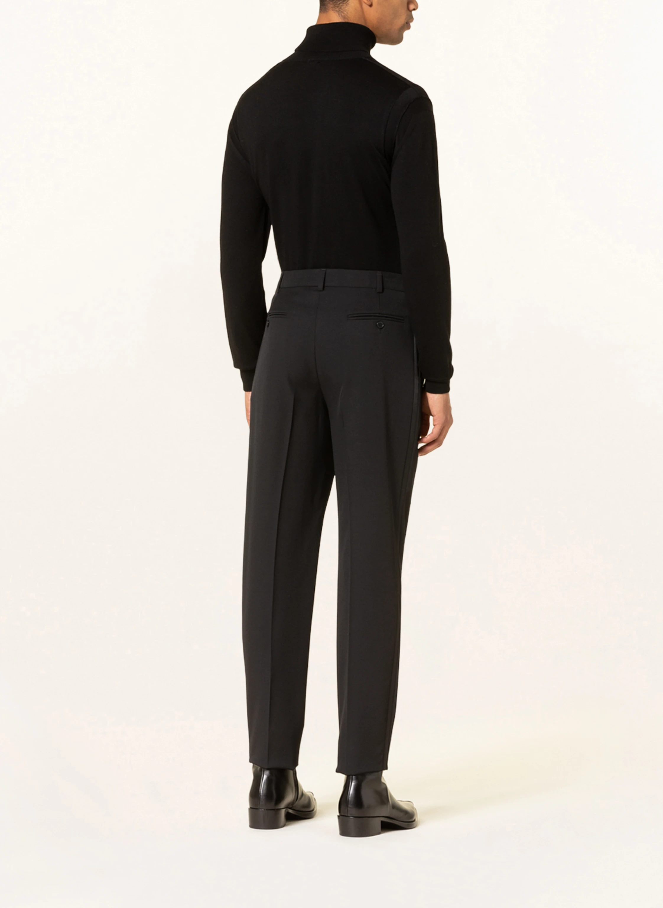SAINT LAURENT Smoking-Hose Regular Fit mit Galonstreifen