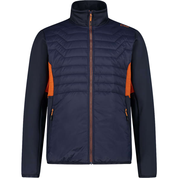 Veste randonnée CMP MAN UNLIMITECH JACKET HYBRID BLACK BLUE