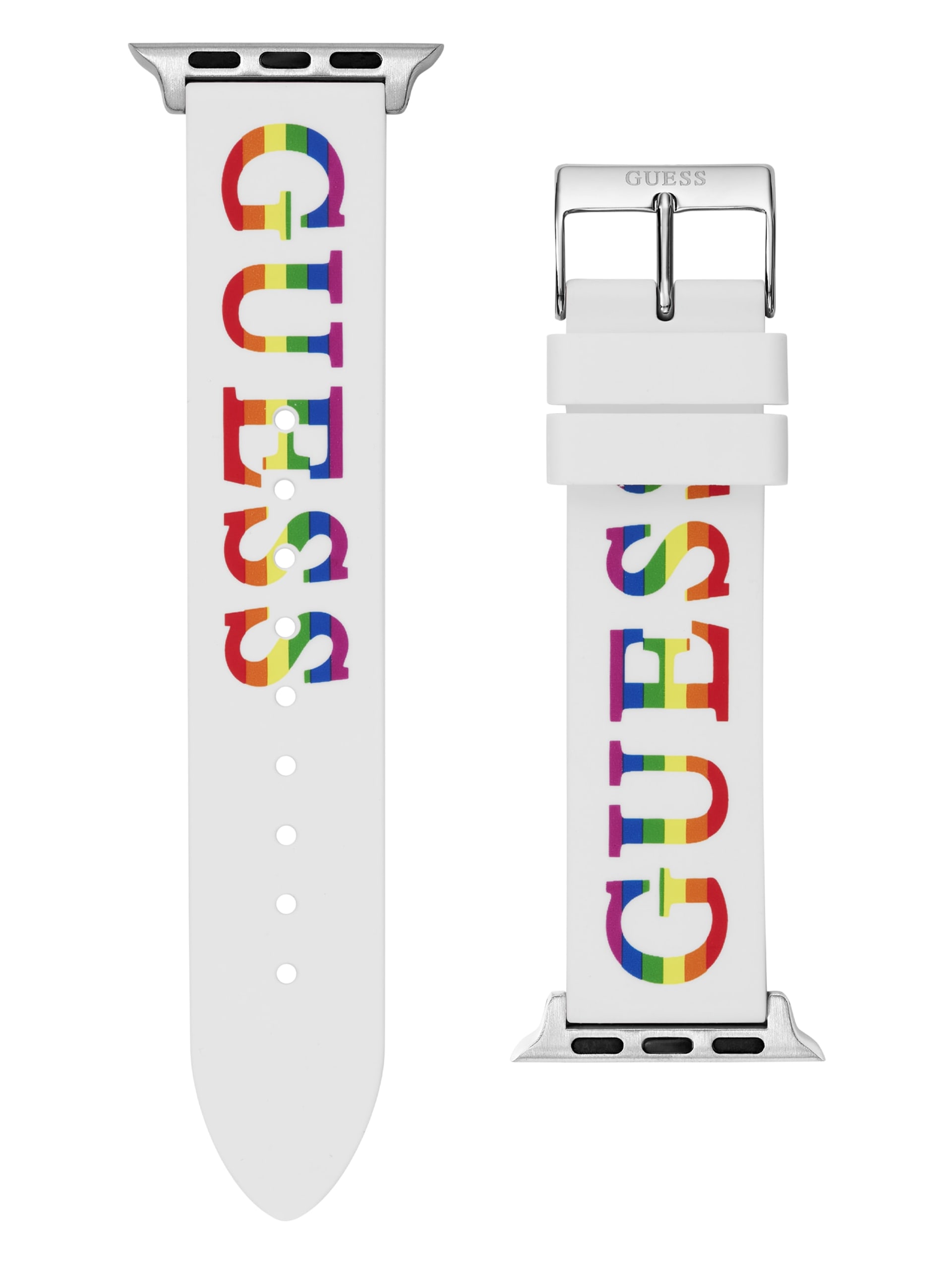 Pulseira de silicone arco-íris de 38 a 40 mm para Apple Watch®