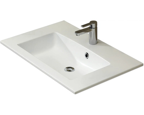 Pelipal Kumba badkamermeubelset, BxHxD 107 x 200 x 50 cm, grafiet getextureerde fronten, 4-delige set met mineraal gegoten wastafel en badmeubel, 99.770126191