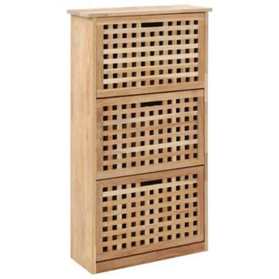 vidaXL - Schoenenbank - Bruin - Hout