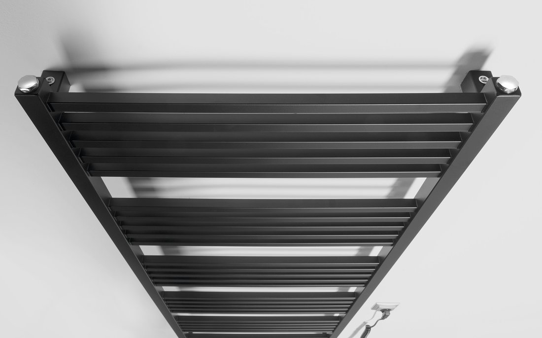 Sapho Metro E elektrische radiator 60x162cm 800W zwart mat