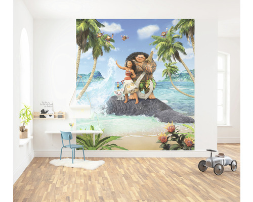 Vliesbehang IADX5-012 Into Adventure Moana Beach 5-delige set 250 x 280 cm