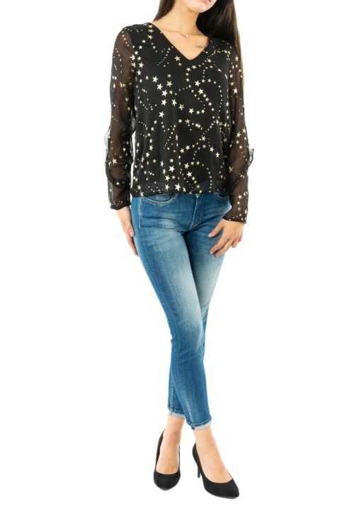 tee shirt manches longues Veromoda feana black