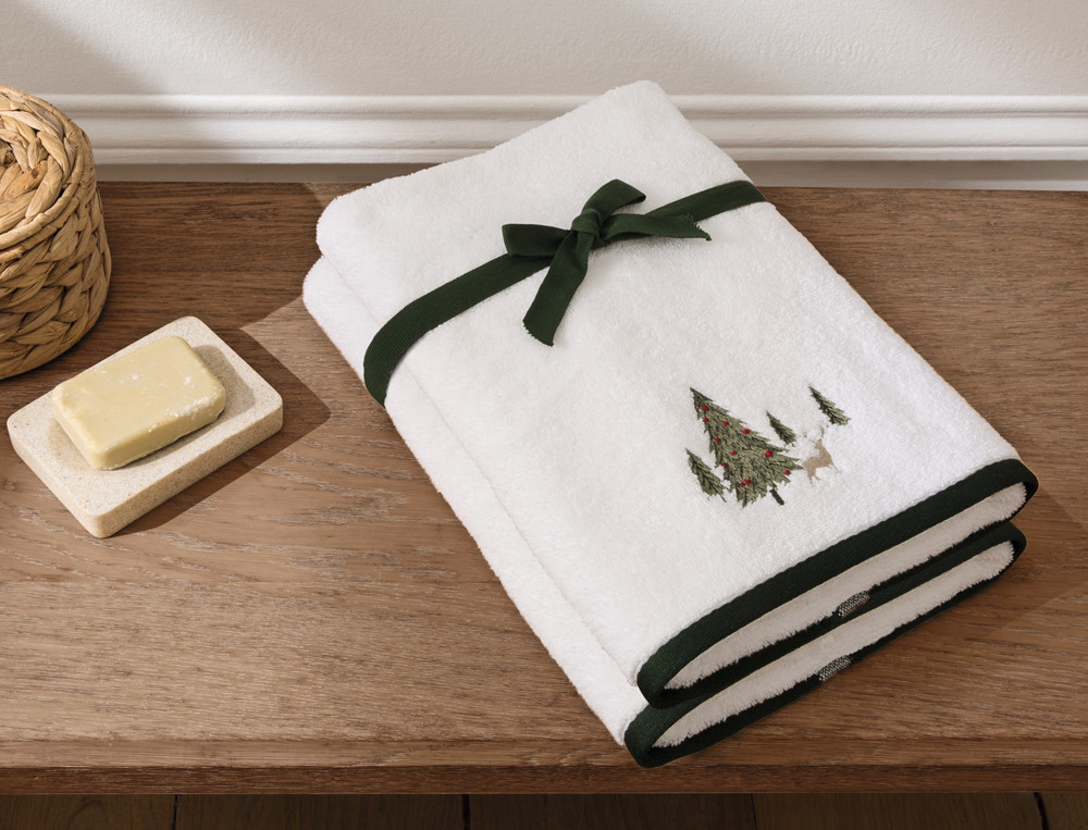 Lot de 2 serviettes-Pôle Nord