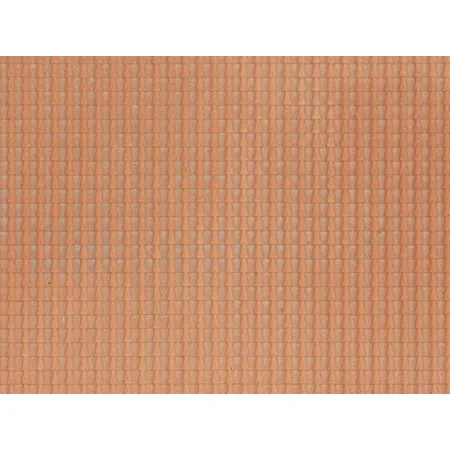 Noch 60350 - 3D-Strukturfolie Dachpfanne, rot