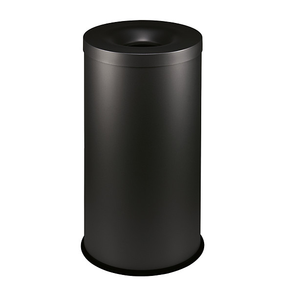 Corbeille anti-feu noire 90 litres