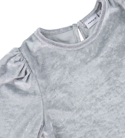 Name It Bluse - Velours - NkfSola - nasses Wetter