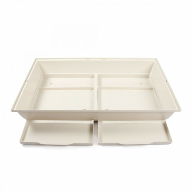 Bac beige de remplacement pour cage oiseau Neo Jili Zolux