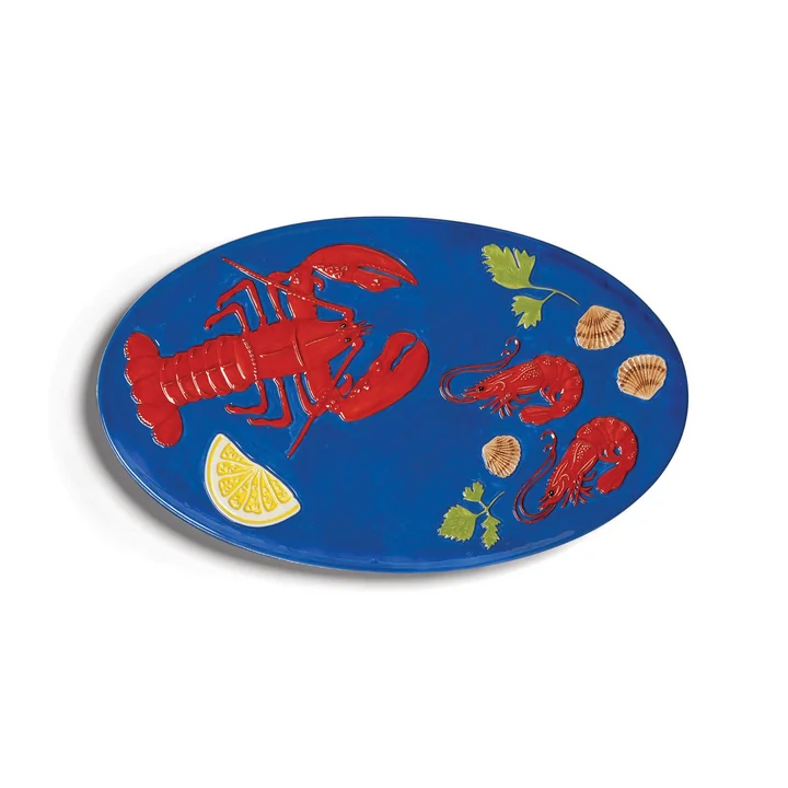 &klevering - De la mer Servierplatte 33 x 20 cm, Lobster