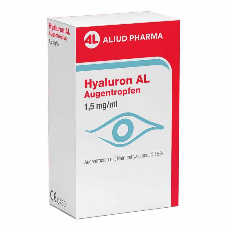 Hyaluron AL Augentropfen 1,5 mg / ml, 2X10 ml