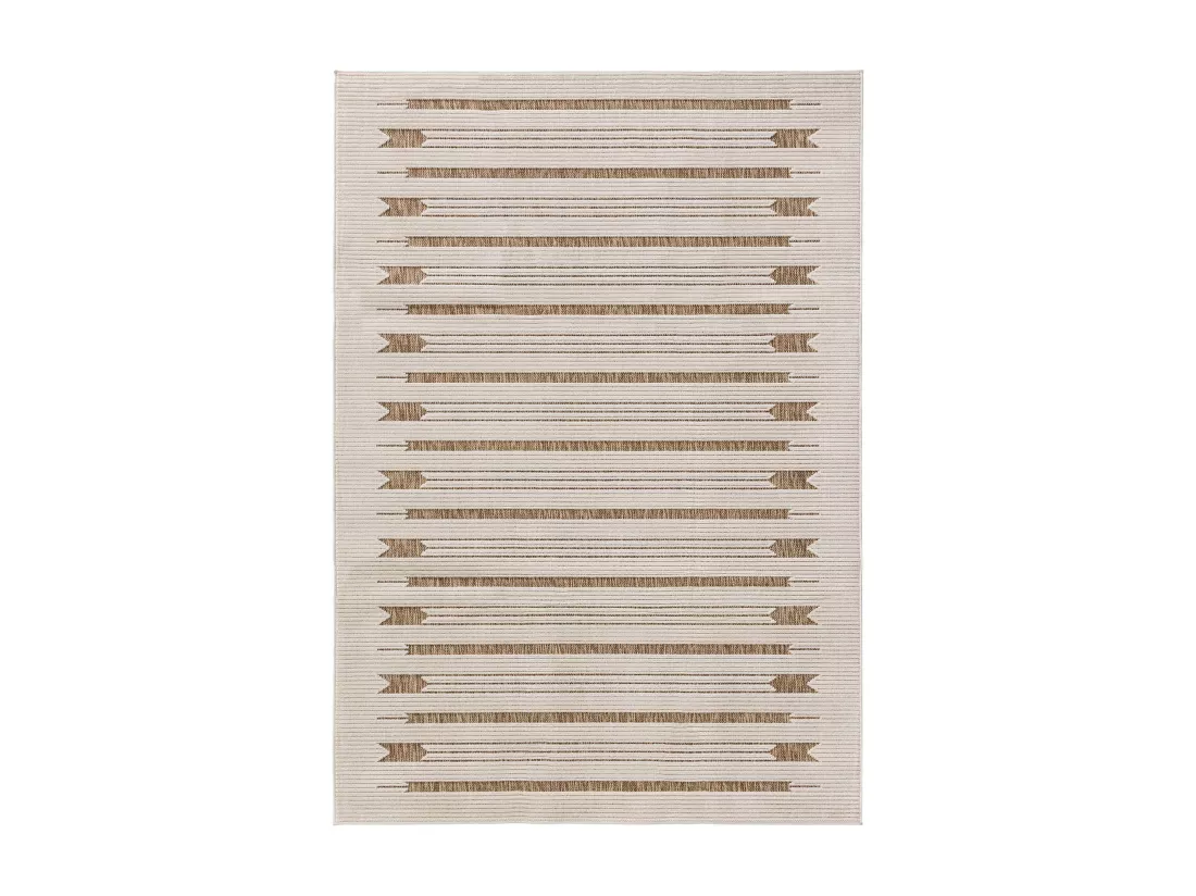 Tapis d'extérieur & intérieur Kaleo Crème/Beige 140x200 cm