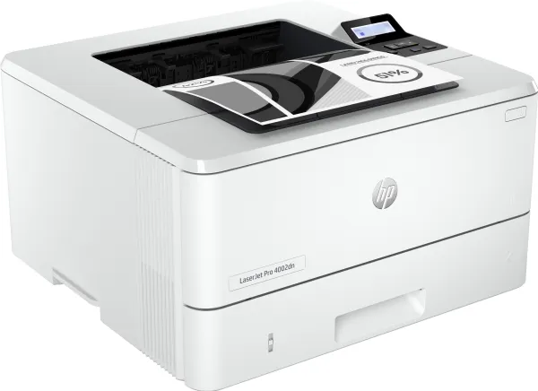 HP LaserJet Pro 4002dn - Printer - S/H - Duplex - laser - A4/Legal - 4800 x 600 dpi - op til 40 spm - kapacitet: 350 ark - USB 2.0, Gigabit LAN