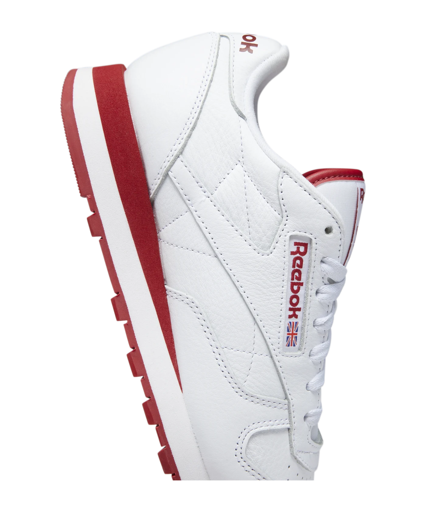 Reebok Classic Leather Weiss Rot
