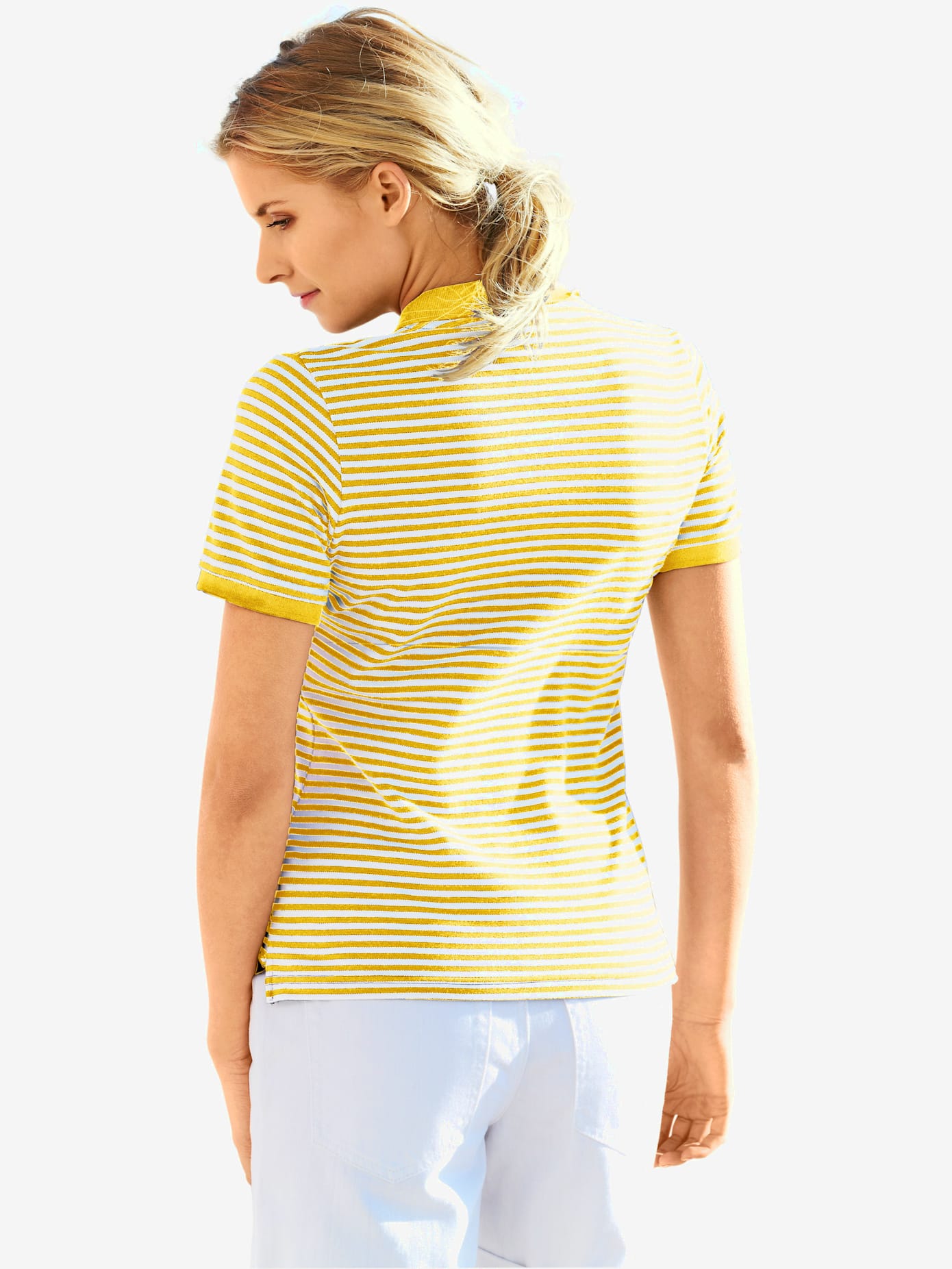 Style polo classique au motif rayé original