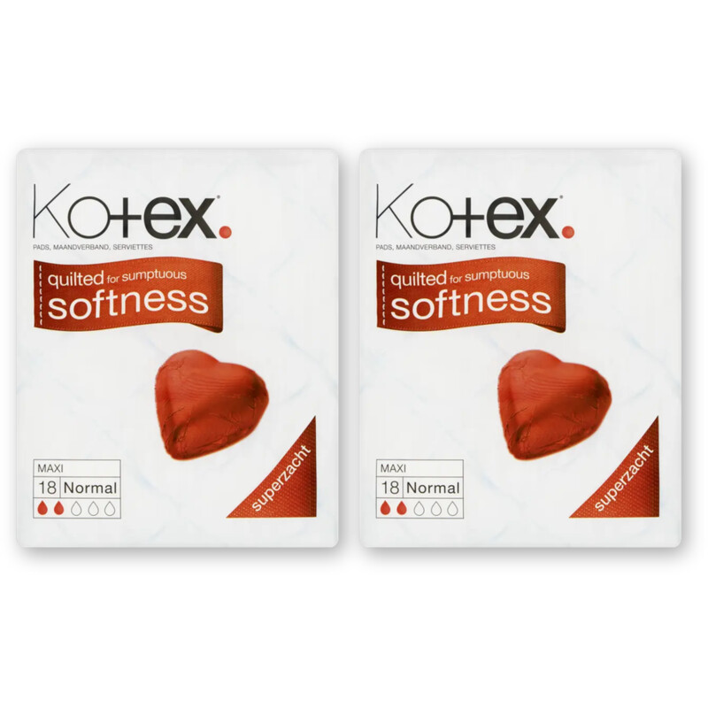 Kotex Maandverband maxi normal 2-pack