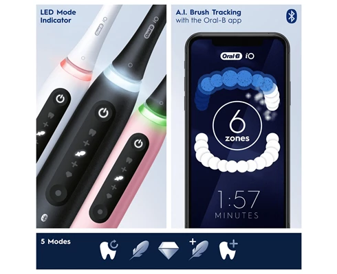 Oral-B iO5 Duo - Black UCB/ White SC