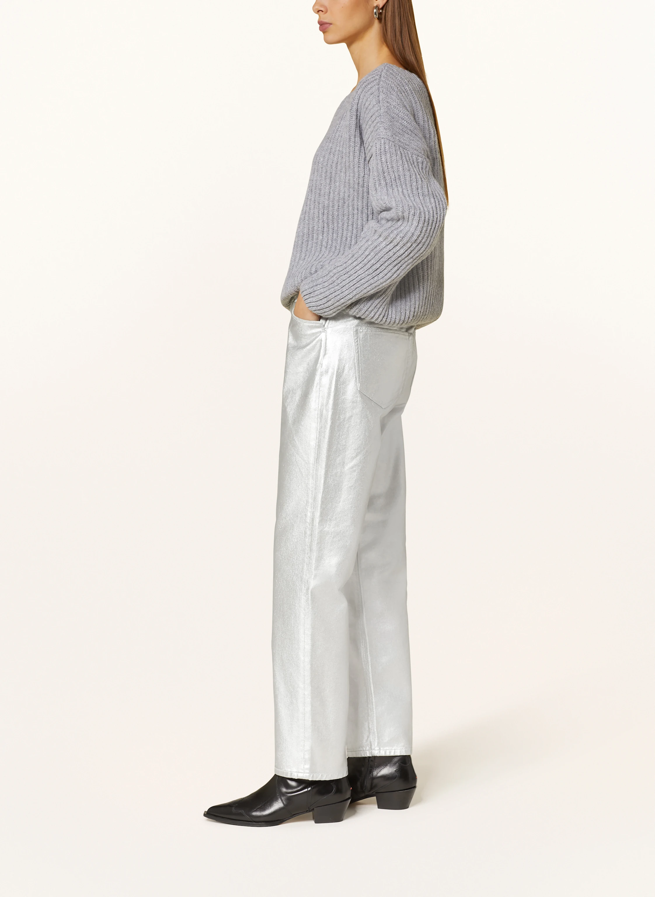 DANTE6 Coated Jeans AXELLE