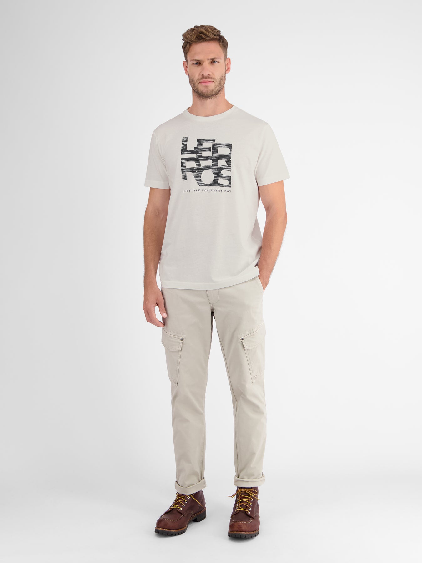 T-Shirt mit LERROS Print