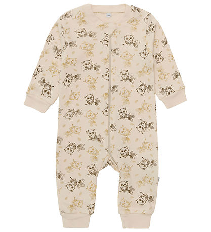 Pippi Baby Strampler - Schlafanzug - 2er-Pack - Whitecap Grey