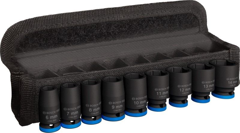 Bosch 9-d Krachtdoppenset 1/4
