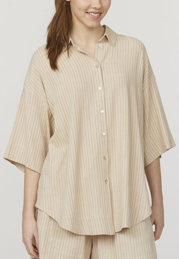Love&Divine love971-6 Sand pinstripe