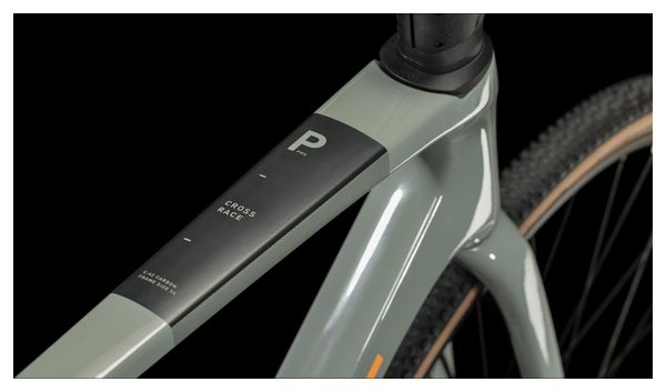 Vélo de Cyclocross Cube Cross Race C:62 Pro Shimano GRX 11V 700 mm Gris Vert Swamp