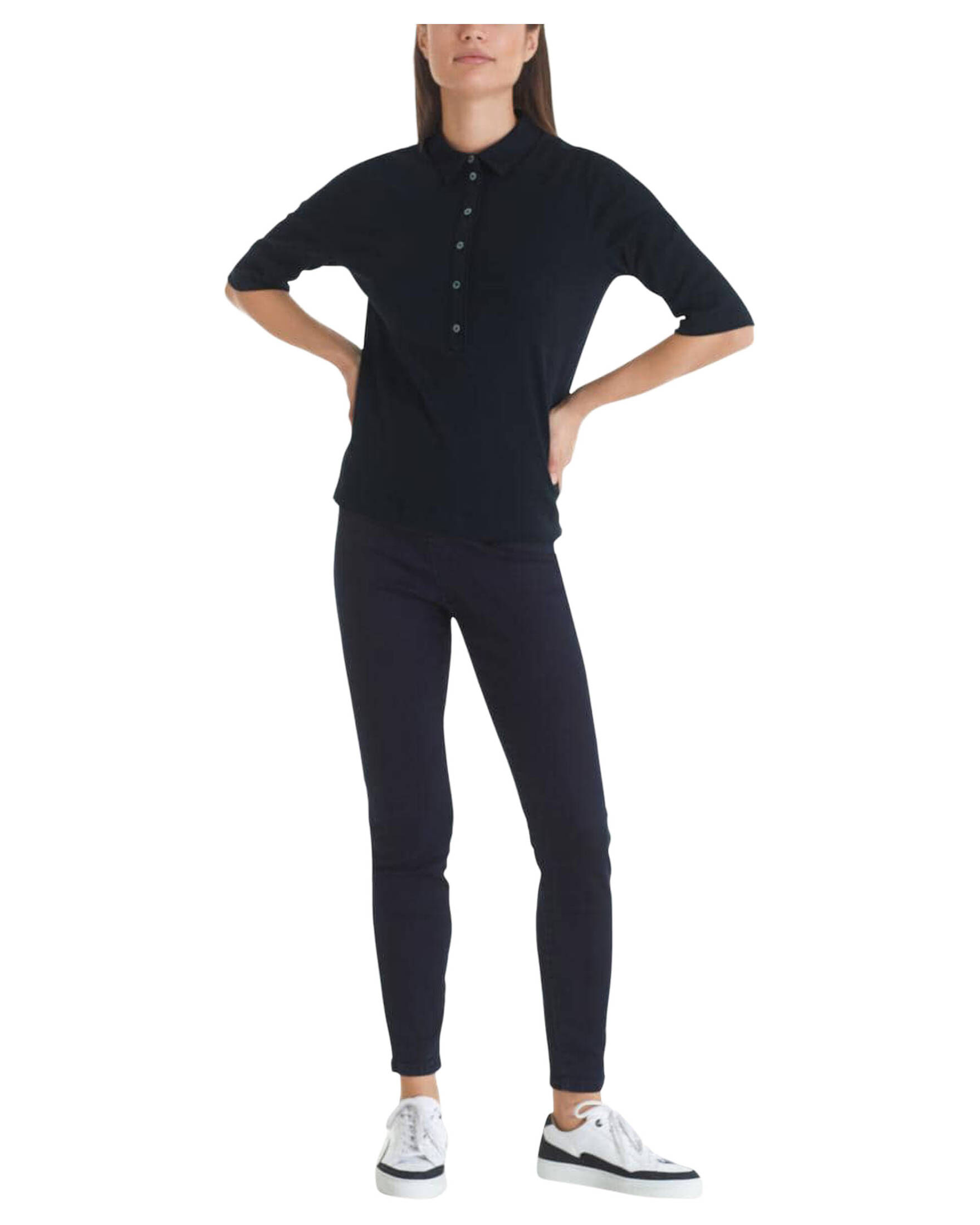 Marc Cain| Damen Poloshirt Kurzarm