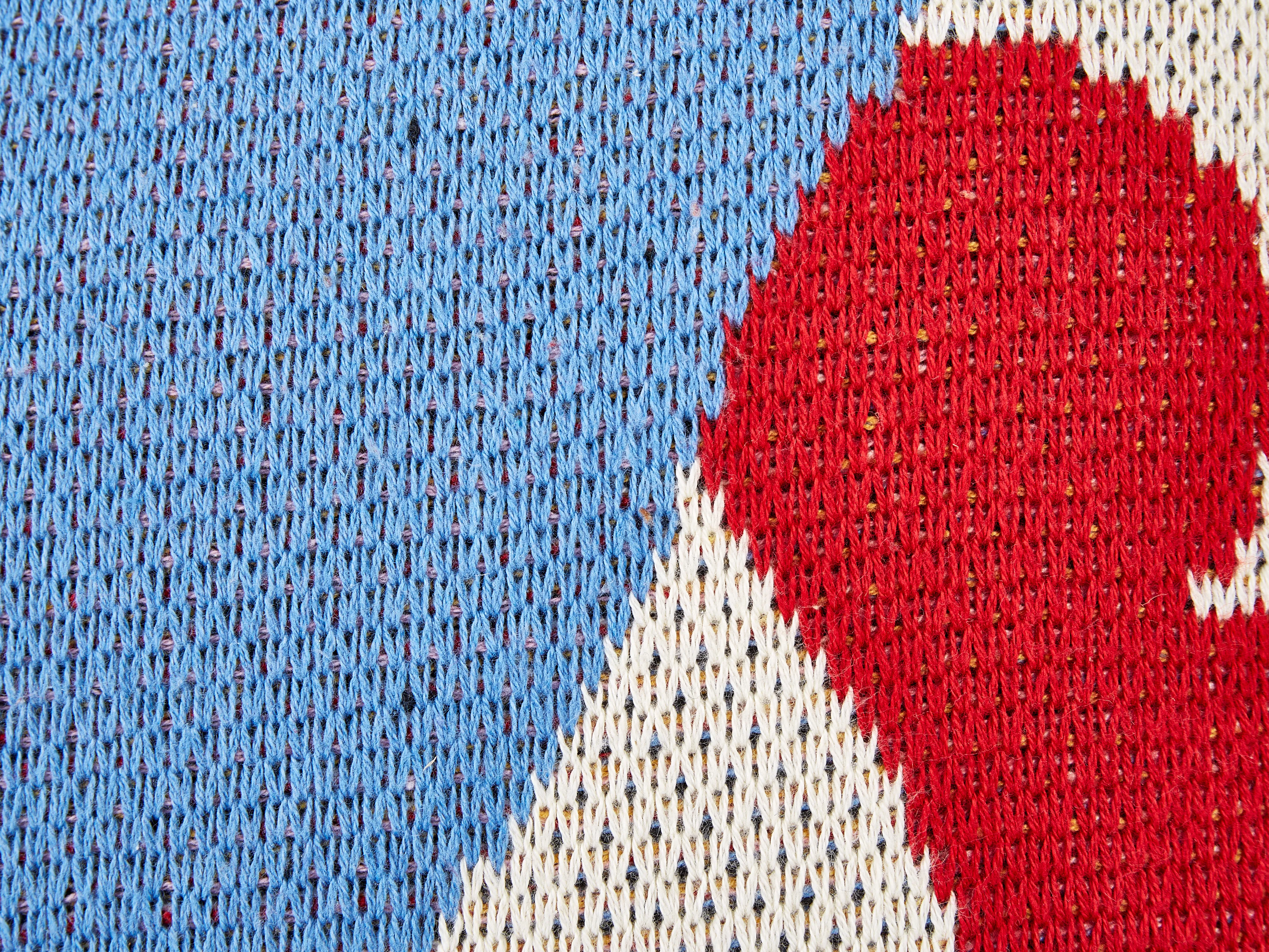 Set van 2 sierkussens PASHOT Katoen 45 x 45 cm Blauw