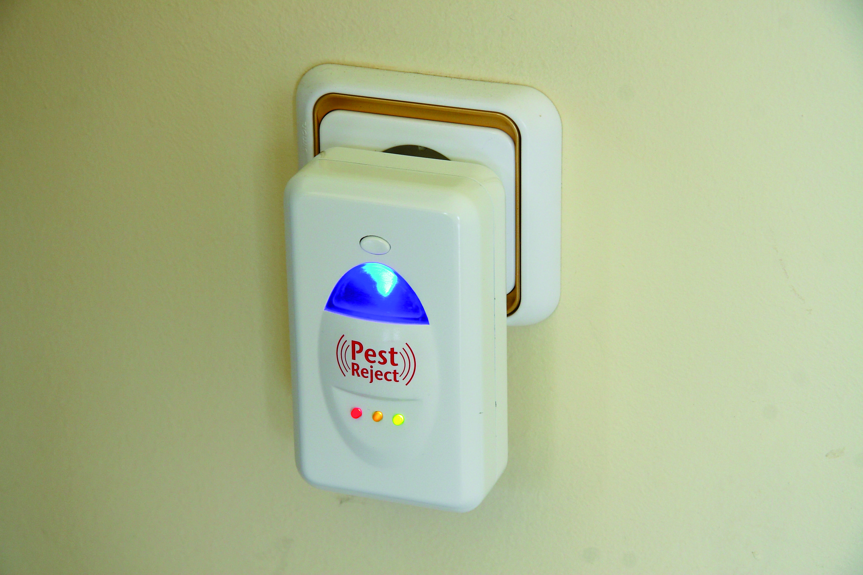 Pest Reject Moskito Lampe Anti Mücken UV Stecker Insekten Vernichter Licht (VHGVACIND0057) - Weiss