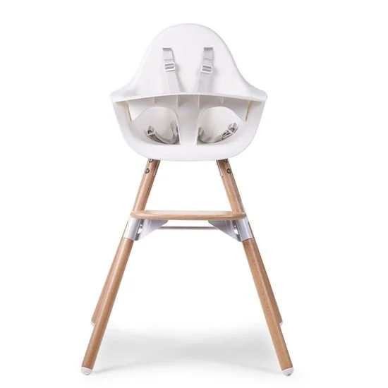 Chaise haute Evolu 2 + arceau   Naturel/Blanc        de               Childhome