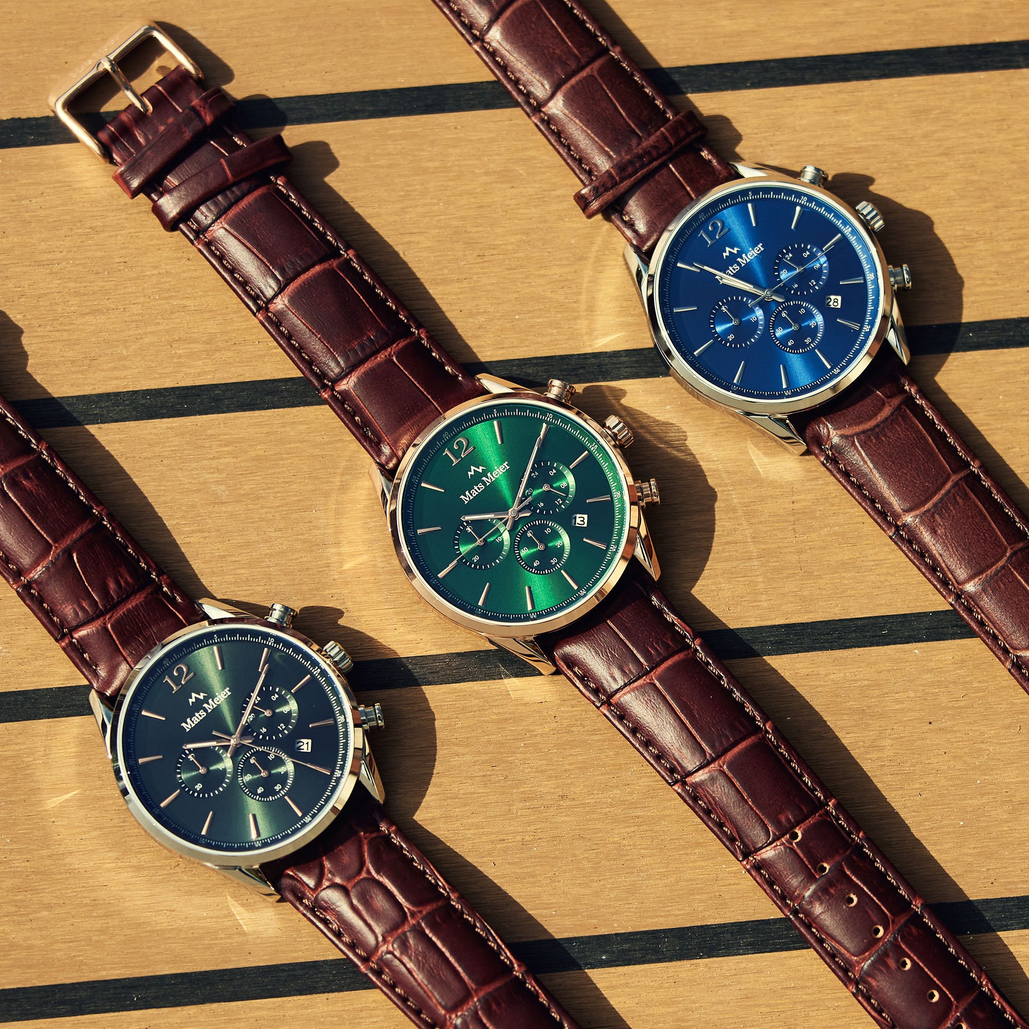 horloge Mats Meier Mats Meier Bruin