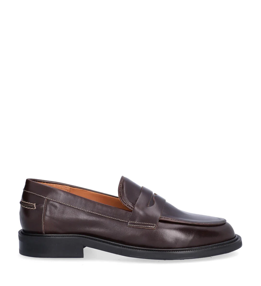 Billi Bi  A7410 Loafer med stikninger - Espresso desire