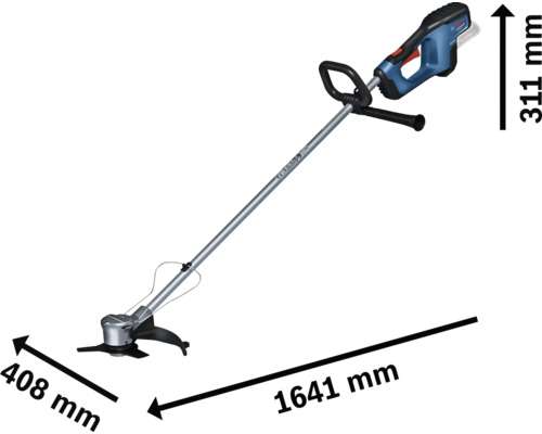 Bosch Professional GFR 18V-23 accu-bosmaaier, zonder accu en lader