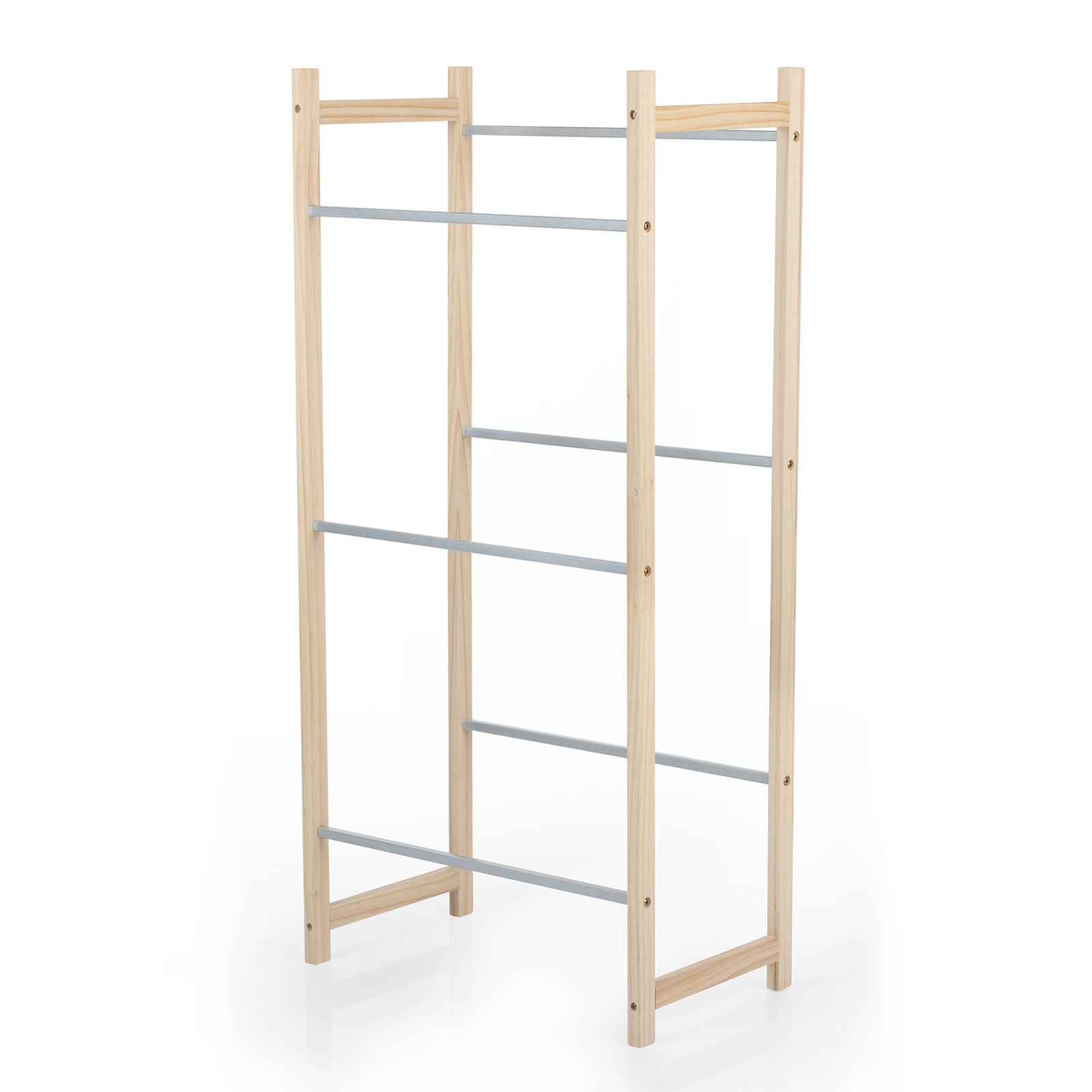 EASYmaxx Getränkekisten-Regal - Kiefernholz - 115 cm