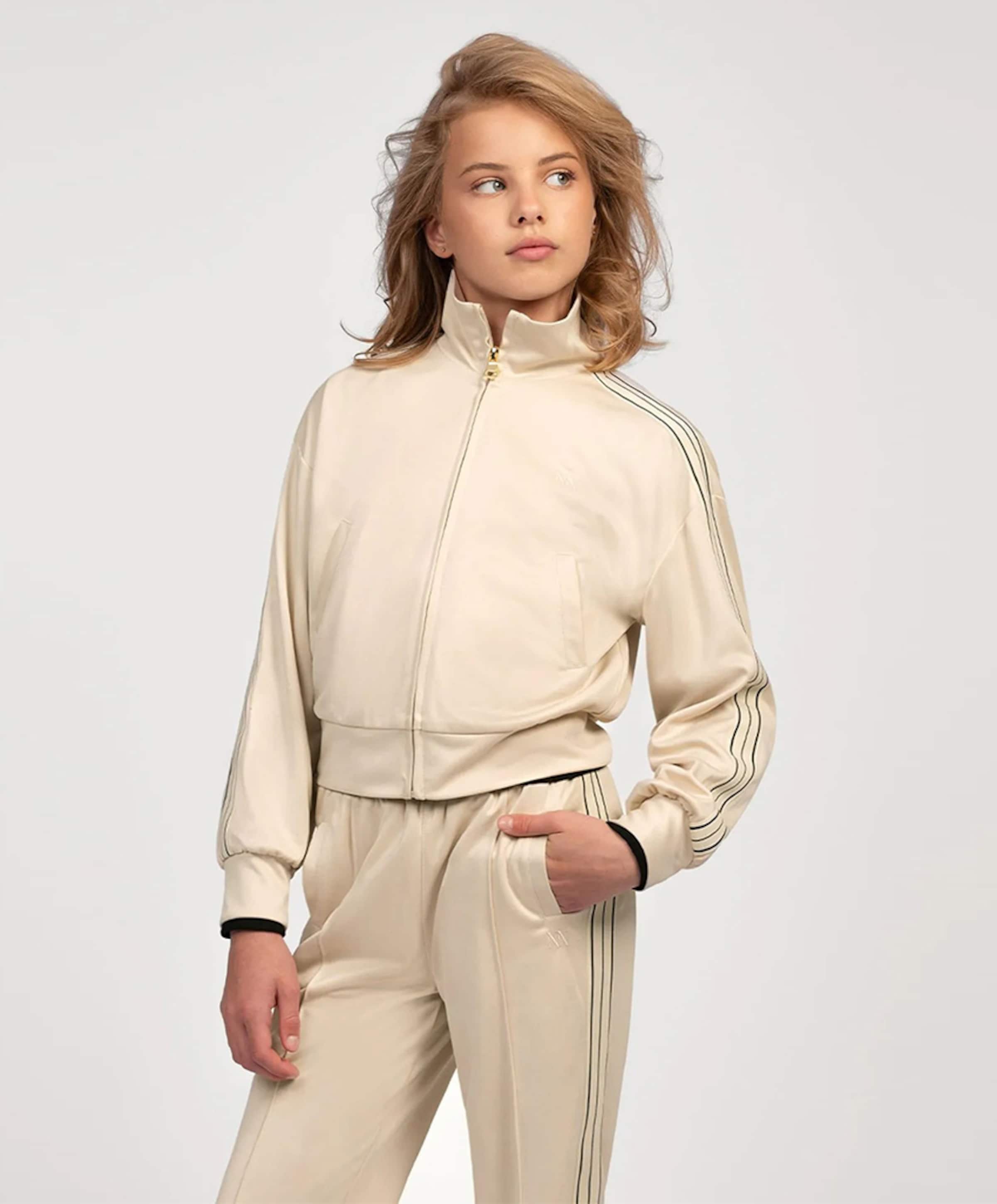 NIK & NIK Meisjes vest beige